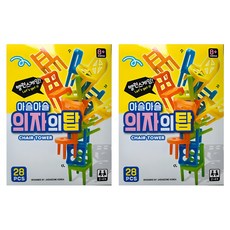 Jaemizone 椅子疊疊樂平衡遊戲組, 隨機出貨, 2組