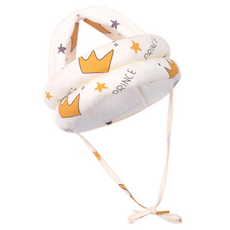 vanibaby 寶寶學步防摔帽 透氣防撞安全帽 小皇冠 可愛造型 安全防護, 1個