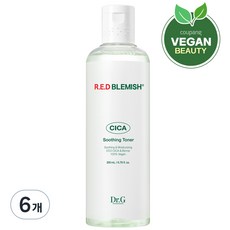 닥터지 레드 블레미쉬 시카 수딩 토너, 200ml, 6개