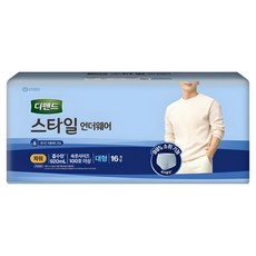 Depend 利清爽 男款風格內衣尿失禁成人尿布 Power, 大型, 16入, 1包