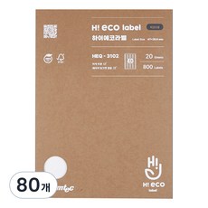 Formtec Hi Eco條碼用標籤紙 HEQ-3102, 40格, 80個