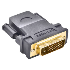 UGREEN 綠聯 DVI-D 24 + 1轉HDMI轉接頭 標準包裝, 1個