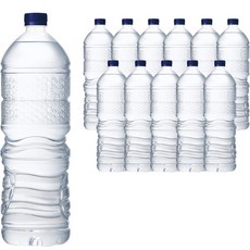 강원평창수 무라벨 생수, 2L, 12개