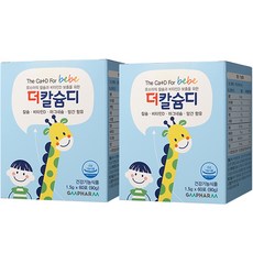 지엠팜 유아용 더칼슘디 영양제, 90g, 2개
