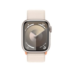 Apple 애플워치 9 GPS, 41mm, 스타라이트 / 스타라이트 스포츠 루프, Loop