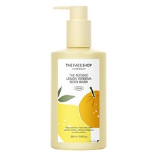 THE FACE SHOP 菲詩小舖 The Botanic沐浴乳 檸檬馬鞭草香, 1個, 350ml