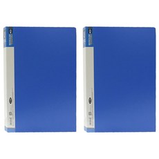 特)a4 pp 小4孔夾_d藍色, 2入, 藍色