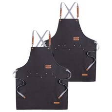 베베샤 바리스타 앞치마, 카키, 2개