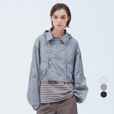 女款輕量休閒短版寬鬆外套