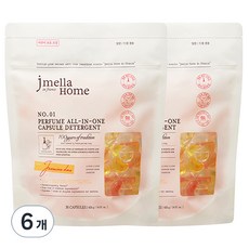 제이멜라 홈 인 프랑스 자스민 도르 퍼퓸 올인원 캡슐 세제 화이트 플라워향