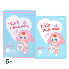 함소아화장품 유아용 마스크팩 10p, 6개