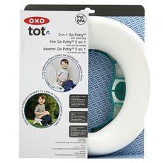OXO tot 隨行兩用小馬桶, 附旅行袋, 靚藍綠, 1個