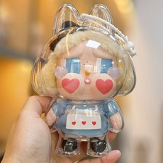 Chilsisi Cry Baby哭又再哭系列娃娃收納盒, 1個, 16.5cm, 透明