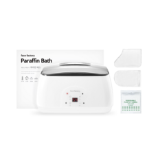 FACE FACTORY 石蠟機+石蠟 4入+塑膠袋+手套+腳套組, 1組
