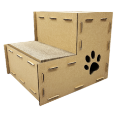 paipet 雙層階梯貓抓屋, 瓦楞紙, 1個