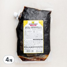 코다노 데리야끼 소스, 2kg, 4개