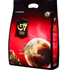 G7 퓨어 블랙 커피 수출용, 2g, 200개입, 1개