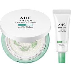 AHC 세이프온 마일드 선쿠션 25g +세이프온 에센스 선크림 20ml 세트, 1세트