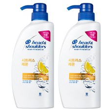 헤드앤숄더 시트러스 레몬 샴푸, 2개, 750ml