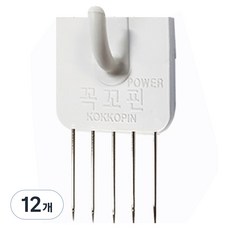 KOKKOPIN U型牆壁掛勾, 白色, 12個