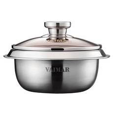 VAIMAR Hidden Chef 三層 IH 不銹鋼鍋, 16cm, 1個