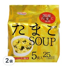 HOKO 寶幸 蛋花湯沖泡包, 獨立包裝方便攜帶，隨時隨地食用，快速沖泡的湯品, 32g, 2袋