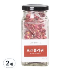 빅토리아 보틀 로즈플라워 차, 1g, 10개입, 2개