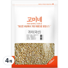 고미네 귀리 국산, 500g, 4개