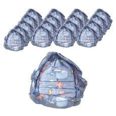 Nuby 游泳尿布 男款 體重12~17kg兒童適用, XL, 18片
