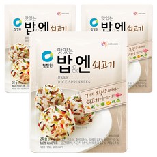 청정원 맛있는 밥엔 쇠고기, 24g, 3개 22g, 3개