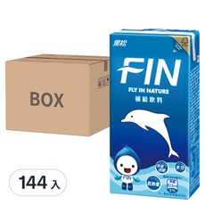 黑松 FIN 補給飲料, 補充水分及電解質, 等滲透壓設計, 低熱量, 24入, 300ml, 144入