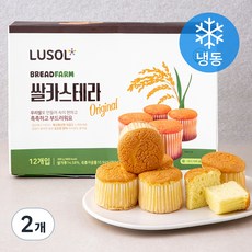 루솔 브레드팜 쌀카스테라 오리지널 12입 (냉동), 300g, 2개