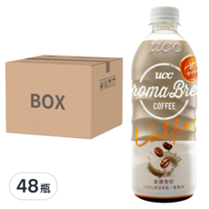 UCC AROMA艾洛瑪拿鐵, 清爽甜威, 24瓶, 500ml, 48瓶