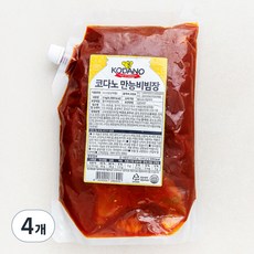 코다노 만능비빔장, 2kg, 4개