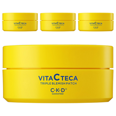 C-K-D GUARANTEED Vita C Teca亮白三重淡斑局部面膜, 4罐, 60入