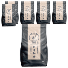 朕 頂級無塵礦砂 白淨細砂, 八道除塵, 快速凝結, 穩定不崩, 御用品質, 原味, 8.8lb, 6包