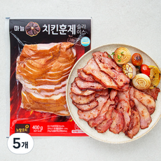 노랑오리 마늘 치킨훈제 슬라이스, 5개, 400g