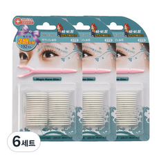 아이참 나노슬림 양면 쌍꺼풀 테이프 192p 세트, 6세트