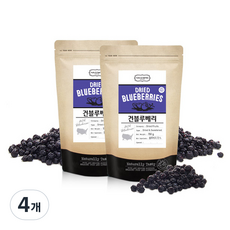넛츠앤베리스 건블루베리, 150g, 4개