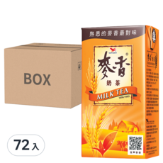 統一 麥香奶茶 300ml - 經典國民飲品，大麥風味, 72入