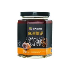 毓秀私房醬 麻油薑泥, 純素 無添加防腐劑 無添加味精色素, 250g, 1罐