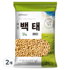 건강한밥상 국산 백태, 1kg, 2개