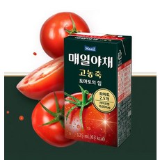 매일야채 고농축 토마토 주스 선물세트, 125ml, 24개