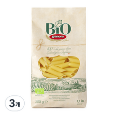 그라노로 유기농 펜네, 500g, 3개