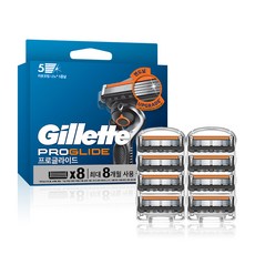 Gillette 吉列 2024 ProGlide手動刮鬍刀片, 8入, 1個