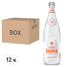 ACQUA PANNA 普娜 天然礦泉水, 750ml, 12瓶