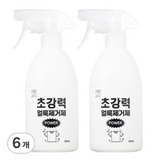 생활공식 초강력 파워 얼룩제거제, 500ml, 6개