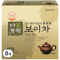 다농원 보이차, 0.6g, 100개입, 8개