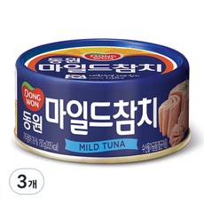 동원 마일드 참치, 150g, 3개