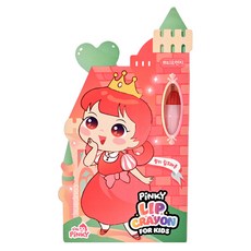 i'm pinky 兒童潤色護唇膏，質地溫順，滋潤保護寶貝嘴唇, 珊瑚橘, 1支